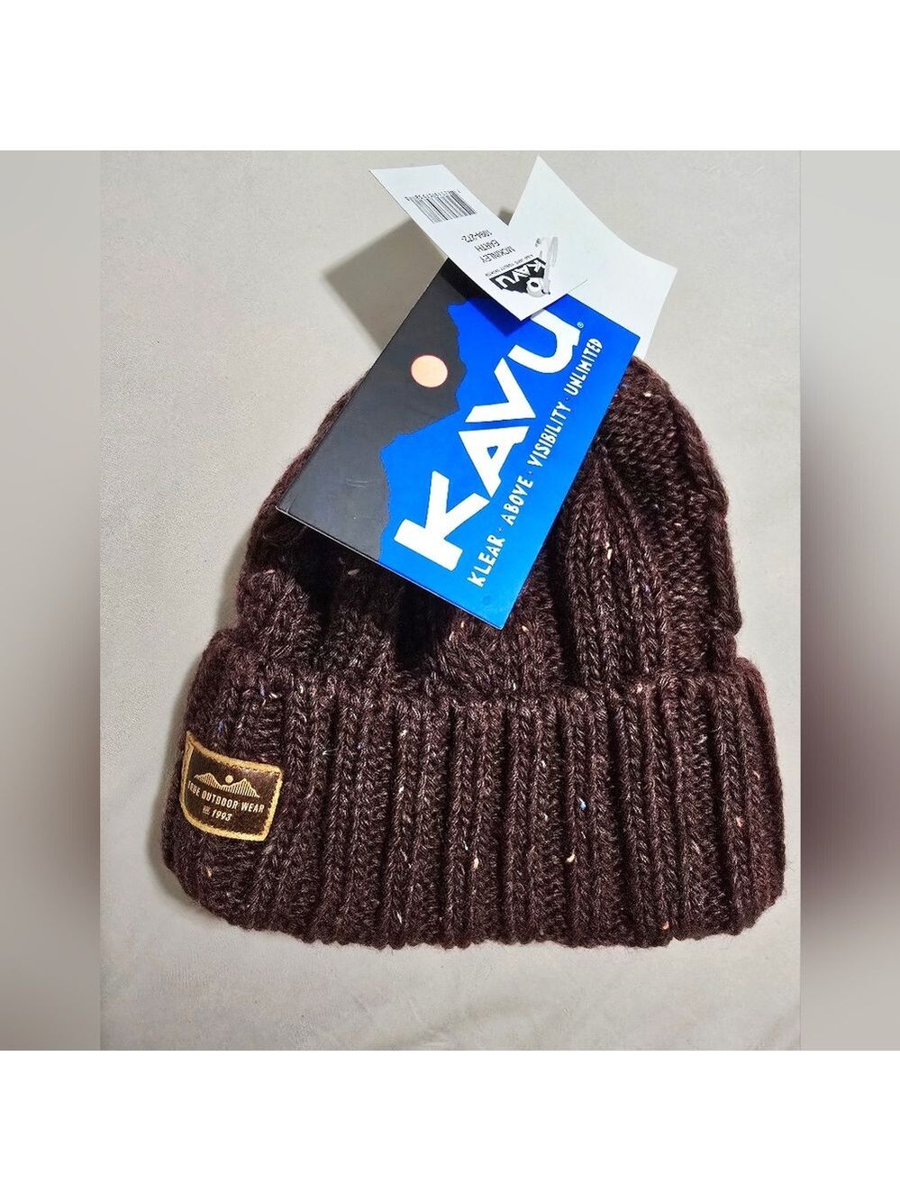 NEW! Kavu True Outdoor Wear McKinley Earth Knit Toque Beanie Hat